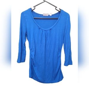 🌻New York & Co Blue 3/4 Sleeve Top